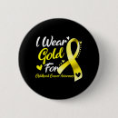 Search for childhood cancer awareness buttons Gold
