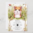 Search for hamster birthday invitations Watercolor