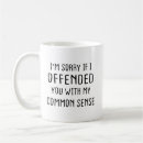 Search for common mugs Offended