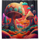 Search for psychedelic shower curtains Colourful