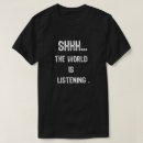 Search for shhh tshirts Quiet