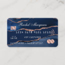 Recherche de bleu marine et rose cartes visite Customer