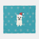 Search for bulldog christmas blankets Santa