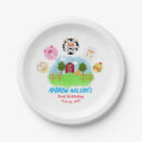 Search for farm birthday plates Cow