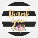 Search for pink floral monogram stickers Thank