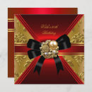 Search for rich birthday invitations Black
