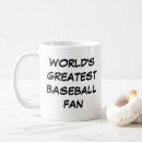 Search for baseball fan mugs Sport