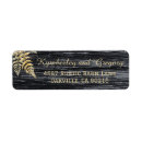 Search for weathered wood return address labels Rustic