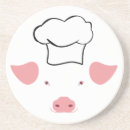 Recherche de porc drôle dessous de verres Chef
