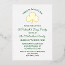 Recherche de saint patrick invitations Trèfle