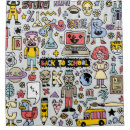 Search for back to school shower curtains Cartoon