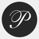 Search for initial p stickers Black