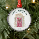 Search for red door ornaments Housewarming