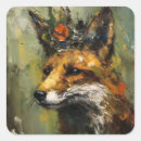 Search for fox painting stickers Wildlife