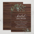 Search for rustic chic bridal shower invitations Botanical