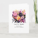 Search for pink black wedding thank you cards Floral