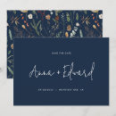 Search for navy blue save the dates Minimal