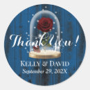 Search for glass wedding stickers Rustic