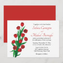 Search for red tulip wedding invitations Flowers