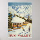 Recherche de sun valley posters Vintage