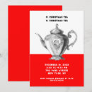 Search for funny tea party invitations Silver