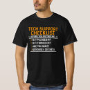 Search for tech support tshirts Funny