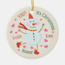Search for hug ornaments Snowman
