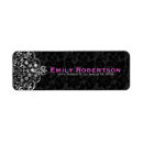 Search for silver damask return address labels Damasks