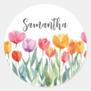 Search for purple tulips stickers Colourful
