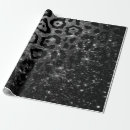 Search for black glitter wrapping paper Calligraphy
