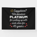 Search for anniversary wedding banners Sapphire