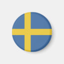 Recherche de drapeau suède magnets Bleu