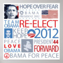 Search for re election posters Obama