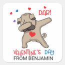 Search for valentines day pug stickers Hearts