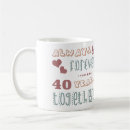 Search for 40th anniversary mugs Fun