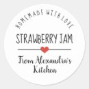 Recherche de confiture fraise autocollants Gelée