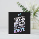 Search for binary cards invites Transgender