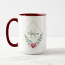 Search for floral monogram mugs Birthday