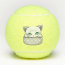 Recherche de chatte tennis balles Chat mignon