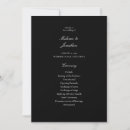 Search for templates wedding programs Simple