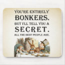 Search for the mad hatter mousepads Party