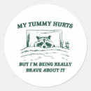 Search for hurt stickers My tummy hurts