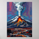Recherche de volcan art Paysage volcanique