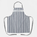 Search for grey stripe aprons Striped