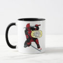 Search for funny comic book art mugs Deadpool