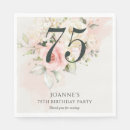 Recherche de 75 ans serviettes Floral