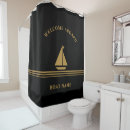 Recherche de bord mer rideaux douche Bateau