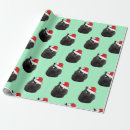 Search for black cat christmas wrapping paper Kitten