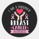 Search for breast cancer awareness month stickers Survivor