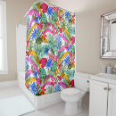 Search for banana leaf shower curtains Green